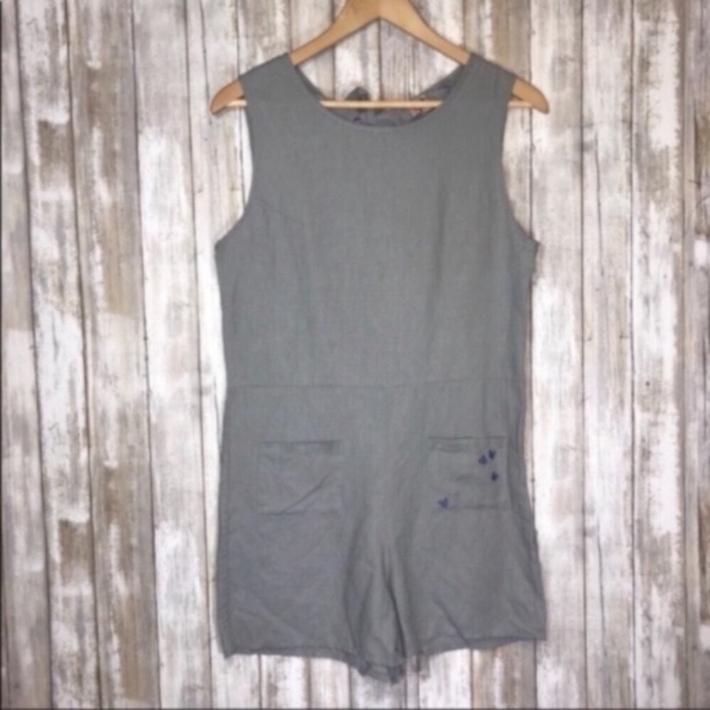 Disney X JunkFood Gray Mickey Romper - Picture 2 of 7